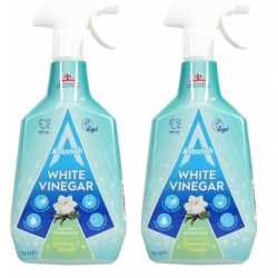 Astonish Multipurpose Cleaning Spray with White Vinegar, Powerful Cleaning for Surfaces, Gardenia & Vanilla Scent, 750ml (Pack of 2)