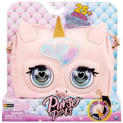 Purse Pets, Glamicorn Unicorn Interactive Purse Pet with Over 25 Sounds and Reactions, Kids Toys for Girls Ages 5 and up