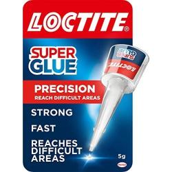 Loctite Precision, Strong All Purpose Liquid Adhesive for Accurate Repairs, Instant Super Glue for Various Materials, Clear Glue, 5g
