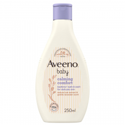 Aveeno Baby Calming Comfort Bedtime Bath and Wash, 250 ml (Pack of 1)