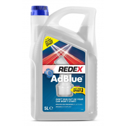 Redex AdBlue Additive 5L, AdBlue With Easy-Pour Spout, Reduces NOX Emissions, Quick & Easy Filling, Keep Spare In Boot, Premium Quality AdBlue Diesel Exhaust Fluid, No-Spill Bottle, 5 Litres