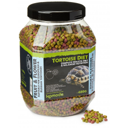 Komodo Complete Holistic Tortoise Diet Fruit and Flower 680 g, Balanced food for Tortoises, Natural Flavoured Tortoise Food